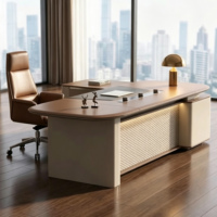 Bureau de direction moderne, bureau de bureau modulaire, armoire de rangement durable, mobilier de bureau commercial, bureau de bureau à domicile