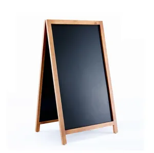 A-Frame双面画架风格黑板木材和MDF黑板