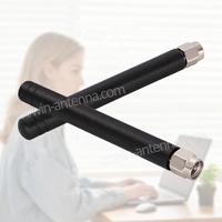 Antenne WiFi Zigbee compacte en caoutchouc, étanche, droite, petite, 80 mm de longueur, 2,4 GHz, connecteur SMA