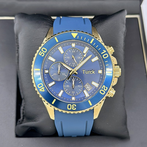 HB1513965 Reloj Urbano para Hombre, Estilo Ejecutivo y de Lujo, <span class=keywords><strong>100M</strong></span> <span class=keywords><strong>WR</strong></span>, Cristal, Correa de Silicona y Acero Inoxidable, Cuarzo, 22mm - Product Image 2