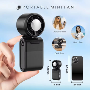 Ventilador de Mano de Alta Velocidad de 3000 mAh con 3 Velocidades, Recargable Tipo C, Función de Banco de Energía, Ventiladores Turbo Portátiles para Viajes al Aire Libre - Product Image 4