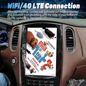 Radio Android 13 de 256 GB para Infiniti Qx50 Ex25 Ex35 2015, Pantalla Táctil, Reproductor Multimedia para Auto, Navegador, Carplay Inalámbrico, Grabadora - Product Image 2