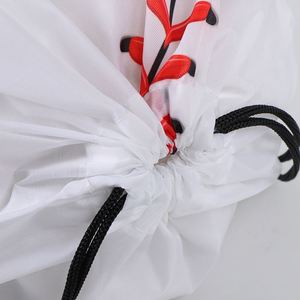 Baseball Polyester Bundle Pocket Double Drawstring <b>Backpack</b> Marathon Outdoor Sports Bag Back - Product Image 4
