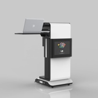 Pupitre numérique tout-en-un pour salles de conférence d'église Plateau pliable pour ordinateur portable Matériel éducatif Levage électronique