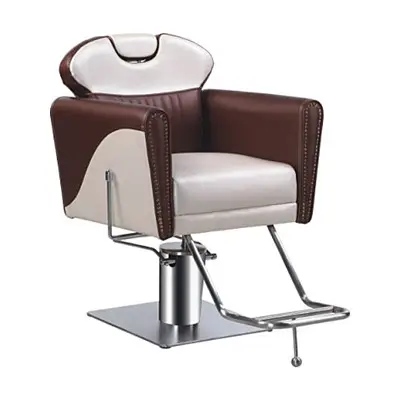 Professional Vintage Hairdressing Chair Salon Modern Hair Cutting Chair Nail Salon Leather Lady Barber Chair