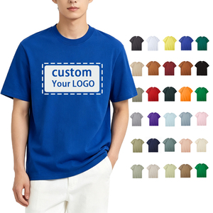 เสื้อยืดแฟชั่นพิมพ์โลโก้ตามสั่ง ผู้ชาย 220 กรัม ผ้าฝ้าย 100% ทรงปกติ สำหรับงานทีม โปรโมชั่น และงานกราฟิก - Product Image 1