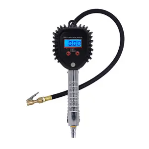 Heavy Duty Auto Digital Tire Inflator Pressure Gauge With LCD Display