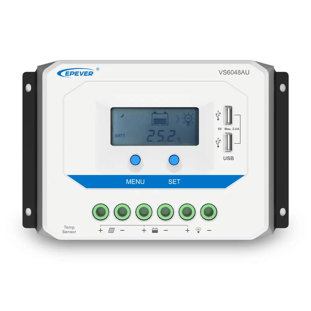 EPEVER VS1024AU solar charge type controller solar power control made in China with LCD display controller