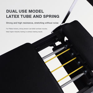 Reformer Extra Largo de 232 cm, Tamaño King, Plegable, Portátil, Máquina de Yoga y Fitness para el Hogar, Estructura de Acero, Entrenamiento de Core S3003 + Resorte de Látex Dua - Product Image 1