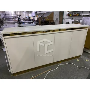 Hot Selling Hardware Shop Front Counter Design for Jewelry Shop round jewelry display case