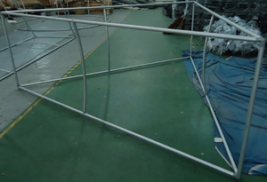 Carteles triangulares cuadrados personalizados para publicidad en techo, carteles colgantes para cabina de exposición, nuevos - Product Image 2