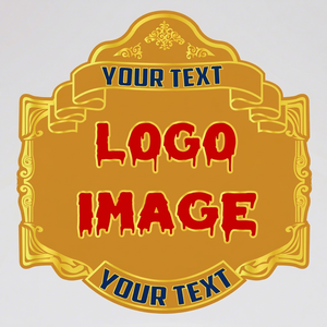 Custom <b>Wrestling</b> <b>Belt</b> Gold Frame Red Logo Design Metal Championship Title <b>Belt</b> Sport Equipment PP Material Traditional Leather - Product Image 1