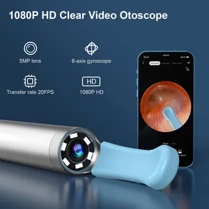 X8 4mm 5MP Wifi tai sạch có thể nhìn thấy làm sạch tai sáp otoscope máy ảnh với mụn đầu đen Remover tip