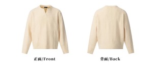 Gris Fried Dough Twists Motif <span class=keywords><strong>Pull</strong></span> Hommes Casual Hommes Hommes Tricots Chandails - Product Image 3