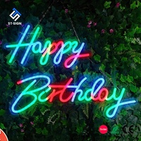 Enseigne néon LED personnalisée à impression UV, contrôlée par WiFi, décor mural 3D, alimentée par batterie, éclairage publicitaire, livraison rapide