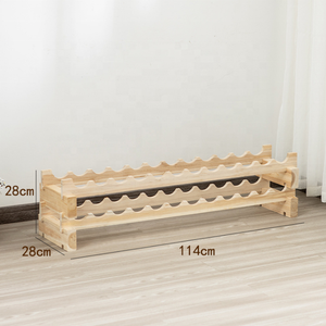 Casier à vin en bois pour <span class=keywords><strong>72</strong></span> bouteilles casier à vin empilable pour la décoration intérieure présentoir à vin présentoir à whisky - Product Image 3