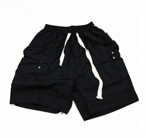 Shorts d'été décontractés pour hommes, style Hip-Hop, en coton épais de qualité supérieure, 100 % coton, pour la saison sportive - Product Image 3
