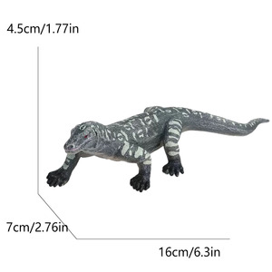 Modè<span class=keywords><strong>les</strong></span> d'ornements de simulation de faune sauvage transfrontaliers à assembler en plastique : Léopard nuageux, Loup, Ours-fourrure, Kangourou, Python, Hérisson géant - Product Image 6