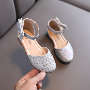 New Arrivals Princess <b>Shoes</b> <b>Soft</b> Sole Bling Sandals for Children Little Girl Crystal <b>Shoes</b> Summer - Product Image 3
