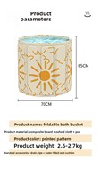 Vente directe d'usine, baignoire ronde gonflable en PVC portable, pliable, 60 gallons+, bain de glace pour adultes, utilisation en extérieur et en intérieur