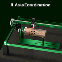 Nueva Máquina de Grabado y Corte NEJE Max 4 A40640 de 80W, Grabadora Láser Industrial de 4 Ejes, Máquina de Marcado y Plóter
