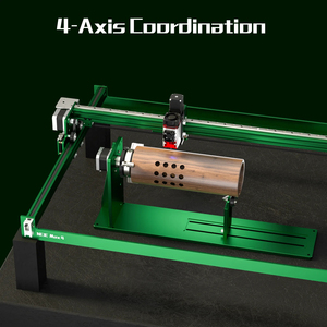 Nueva Máquina de Grabado y Corte NEJE Max 4 <span class=keywords><strong>A40640</strong></span> de 80W, Grabadora Láser Industrial de 4 Ejes, Máquina de Marcado y Plóter - Product Image 5