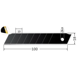 LOT DE 10 LAMES DE REMPLACEMENT DE 18 MM - Product Image 1