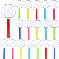 Promotional Magnifier Mini Plastic Portable Kids Handheld Magnifying Glass for Reading Gift