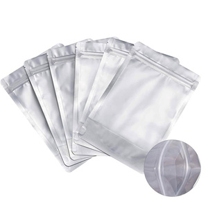 공장 맞춤형 식품 포장 가방 지퍼 잠금 마일라 하이 배리어 포일 스탠드 파우치 전면 투명 - Product Image 5