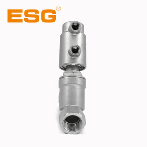 ESG Elite Valves 1AA Series Stainless Steel Angle Seat Valve DN10-DN15 Female Thread Soft <b>Sealing</b> Feeding Pneumatic - Product Image 2
