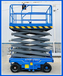 230kg EU/EUA Padrão Elétrico Scissor Lift, 6m Plataforma Aérea de Trabalho com Controle Remoto para Manutenção Industrial - Product Image 4