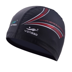 Gorro de Natación Yongbo Unisex Azul con Estampado, Tejido Recubierto Impermeable y Transpirable - Product Image 5