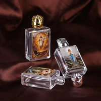 Bouteille d'eau bénite religieuse pour baptême, bouteille de la Vierge Marie, bouteille de l'Eau Bénite catholique, décoration