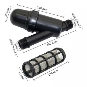 3/4 inch Nhựa nông nghiệp tưới nhỏ giọt xử lý nước Màn hình đĩa Lọc vòi tưới nước khác & nhựa dẻo màu đen - Product Image 3