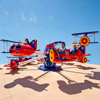 Nouvelle Attraction : Avion Rotatif Auto-Contrôlé pour Enfants - Manège de Carnaval