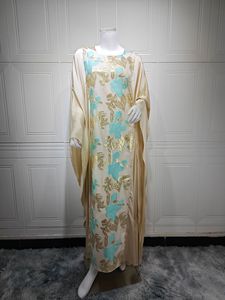 Abito Musulmano da Donna di Alta Qualità, Stile Vintage per Eid, 100% Cotone, Linea A, Lungo, Alla Moda con Perline e Rete, per Autunno ed Estate - Product Image 3