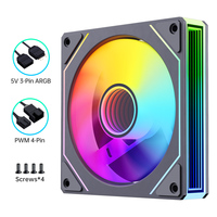 Ventilador de PC SNOWMAN OEM de 120 mm, RGB ARGB, Inalámbrico, Modular, para Juegos, Refrigeración de Caja de PC, Ventilador de Chasis para Juegos