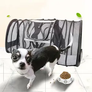 Factory Wholesale Travel Dogs Carry Storage Case Airline Approved Pet carrier Bag