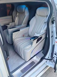 360 °   Asientos Giratorios de Cuero de Lujo Estilo Avión para Conversión de Furgonetas, Modelo Giratorio Cómodo Estilo Avión para <span class=keywords><strong>Vito</strong></span> Alphard - Product Image 6