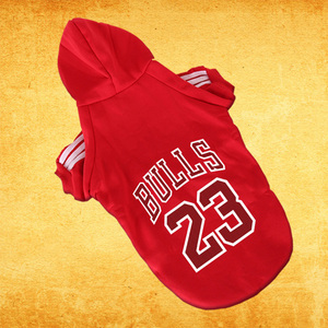 Sweat à capuche pour chien avec logo personnalisé, vêtements à capuche pour l'automne et l'hiver, XS à 10XL, pour chiens de taille moyenne et grande, Labrador, <span class=keywords><strong>Chicago</strong></span> <span class=keywords><strong>Bulls</strong></span> - Product Image 1