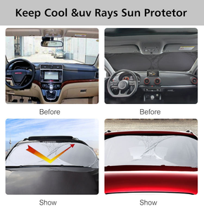 Pare-soleil avant de <span class=keywords><strong>voiture</strong></span> de marque privée pour Toyota RAV4 Tesla, pare-soleil de fenêtre avant OEM, couverture pare-soleil de <span class=keywords><strong>voiture</strong></span> ODM - Product Image 4