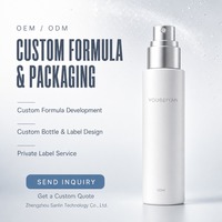 Brume hydratante et réhydratante pour le visage au polysaccharide de Tremella 120ml, OEM, marque privée pour adultes