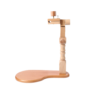 Aro de Bordado de Madera Ajustable con Rotación de 360 Grados, Ecológico, Soporte de Escritorio para Tejer a Mano, Kit de Costura, Marcos y Anillos - Product Image 1