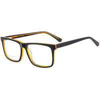 Elan Optical RD26121 Monture de lunettes rectangulaire classique en gros, monture intégrale unisexe en acétate, lunettes optiques, approvisionnement direct usine