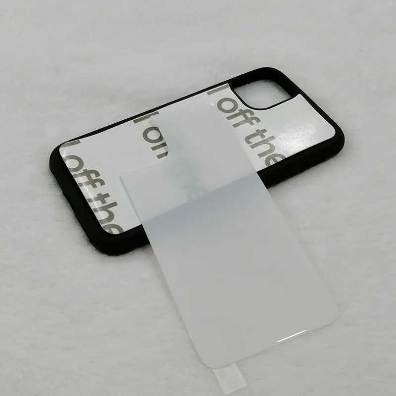 Hot Penjualan 2D Sublimasi Kaca Tempered TPU + PC Phone Case untuk IPhone11