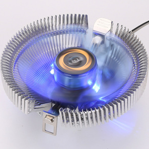 <b>Cpu</b> Cooler 120x120x25mm Blue Led Aluminum <b>Heatsink</b> 2800 Rpm Fluid Bearing 3pin 4pin For Processor Cooling - Product Image 1