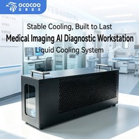 Système de refroidissement par eau externe intégré OCOCOO QC01-360 avec pompe et réservoir à affichage numérique pour fabricants de produits médicaux
