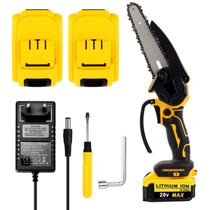 เลื่อยโซ่ไร้สาย L Top Handle ได้รับการรับรองมาตรฐาน CE 21V กรรไกรตัดแต่งกิ่งไม้ เลื่อยโซ่ขนาดเล็กสำหรับตัดกิ่งไม้และไม้ - Product Image 5