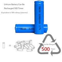 Baterai Li ion silinder isi ulang 18650 baterai Lithium ion 3.7V 18650 sel baterai Lithium 3.7V 3200mAh