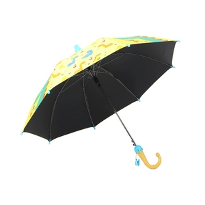 Parapluie droit CHUVABAND de luxe 16 pouces à 8 baleines, motif dessin animé mignon pour enfants, ouverture automatique, tube en fer, avec housse imperméable, idéal pour les cadeaux d'affaires - Product Image 3